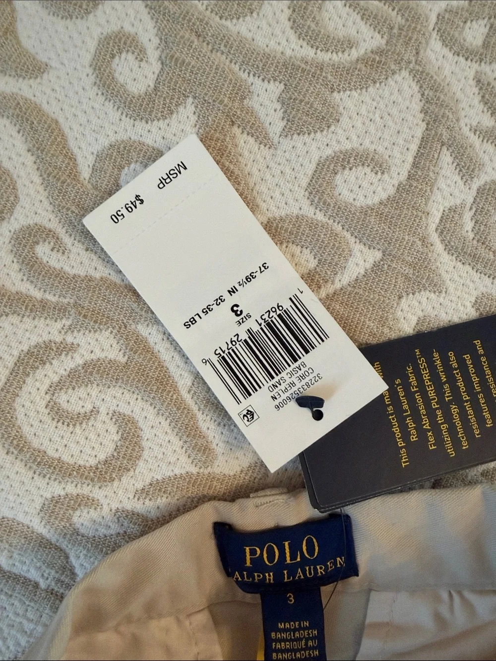 NWT Polo Ralph Lauren  Classic Boys' Khaki Shorts - Comfortable Everyday Wear 3